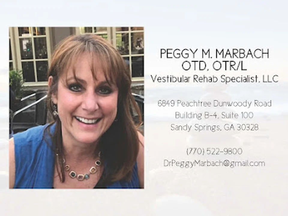 Foto de Dr. Peggy Marbach Vestibular Rehab Specialist---Dizzy Solutions for Atlanta