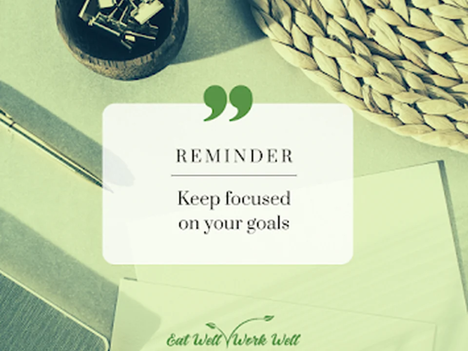 Eat Well Work Well