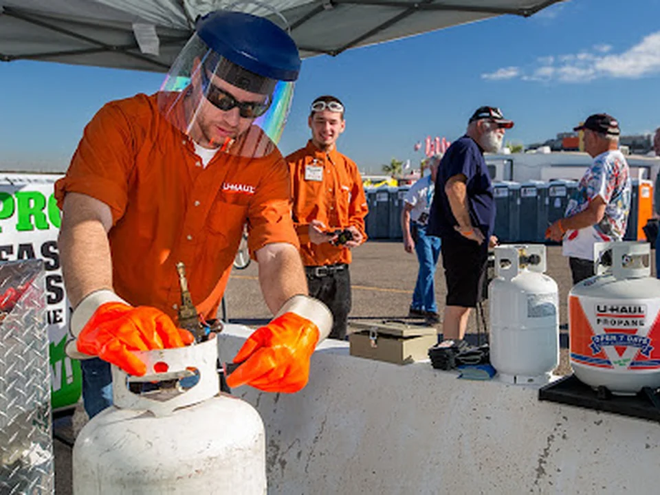 Propane Refill at U-Haul